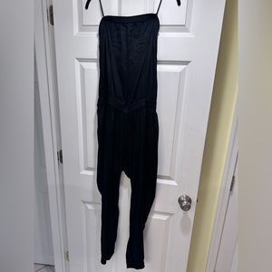 Strapless Sunday Best (Aritzia) Black Jumpsuit - Medium